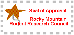 Rocky Mountain Rodent Research Council Seal of Approval